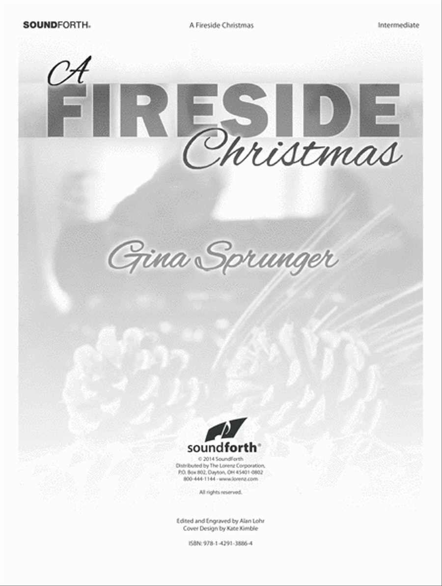 A Fireside Christmas Piano Solo scores gallery preview page 1