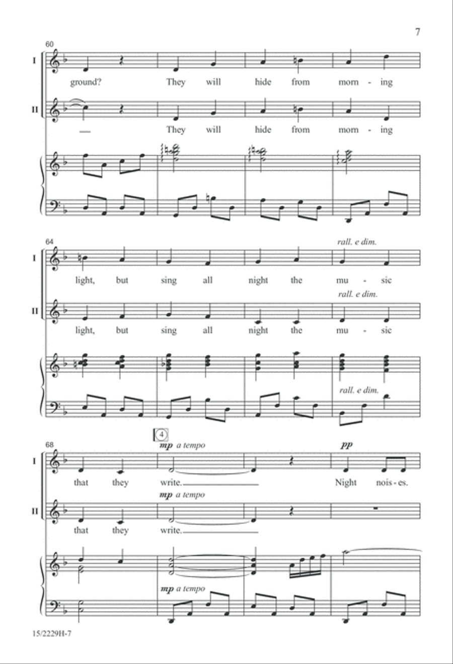 Night Noises 2-Part scores gallery preview page 8