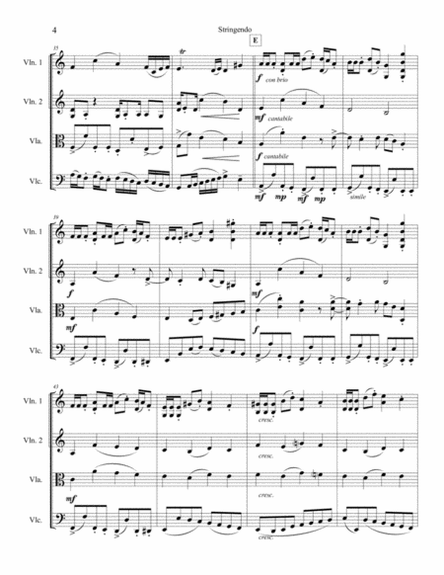 Stringendo - String Quartet image number null
