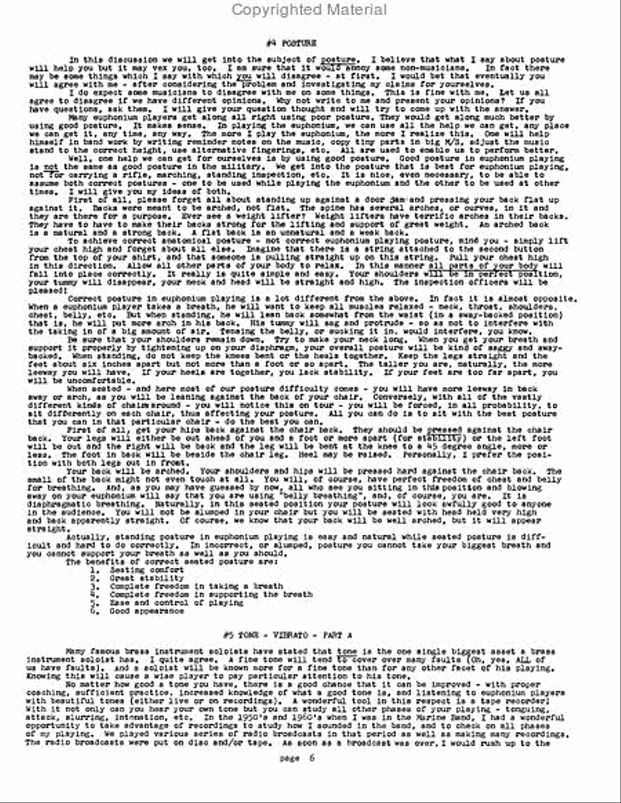 Volume I- The Art of the Euphonium Euphonium scores gallery preview page 7