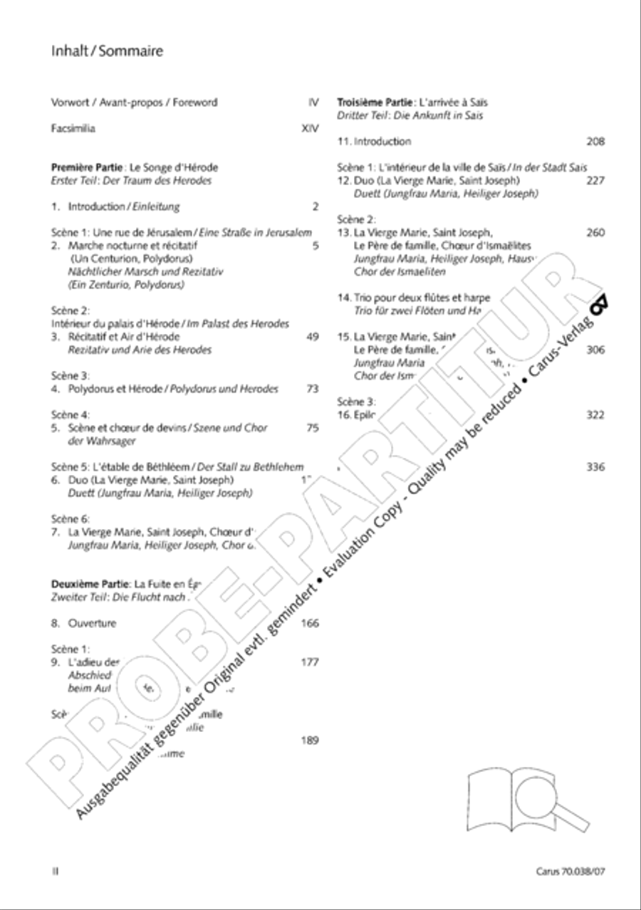 L'Enfance du Christ 4-Part scores gallery preview page 4