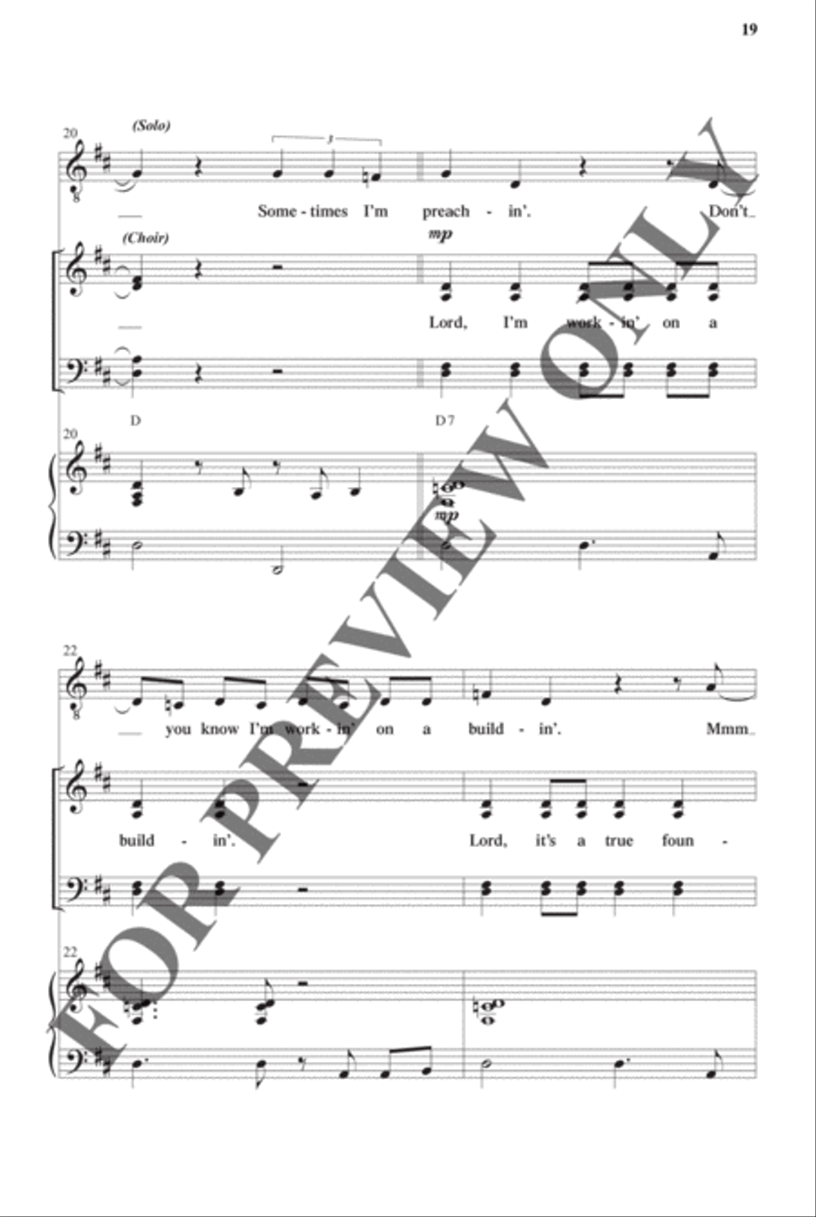 Southern Gospel Songs, Volume 2 - Choral Book Choir scores gallery preview page 20