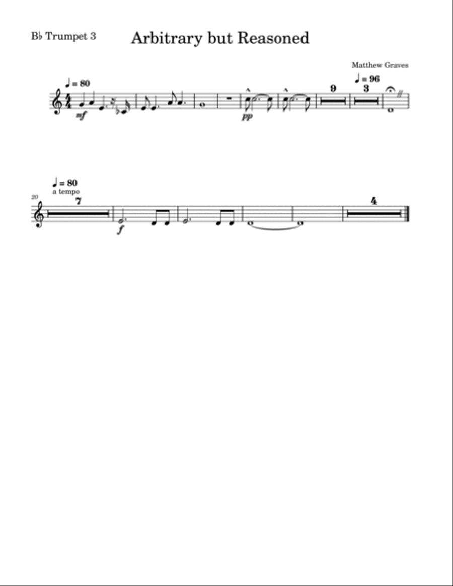 Arbitrary but Reasoned Brass Ensemble scores gallery preview page 4