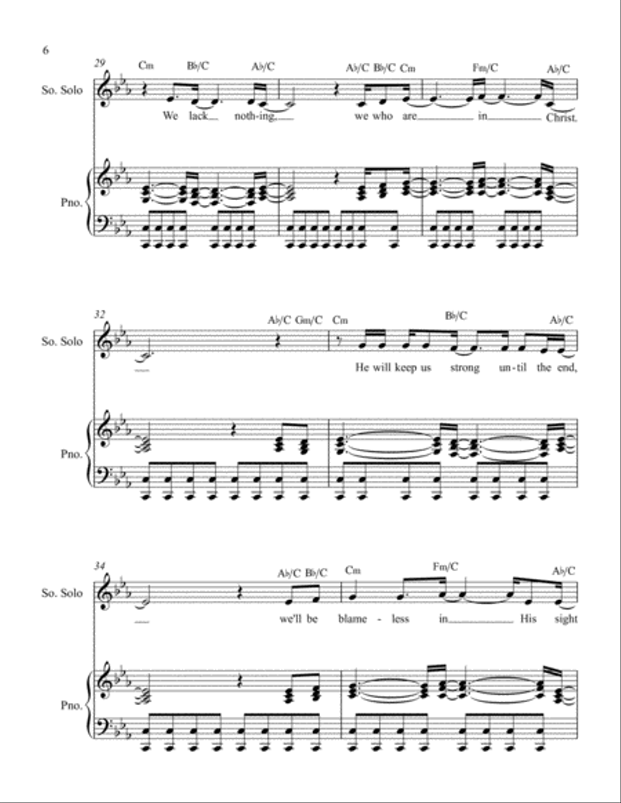Holy is the Lord Voice scores gallery preview page 6