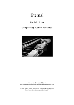 Book cover for Eternal for Solo Piano
