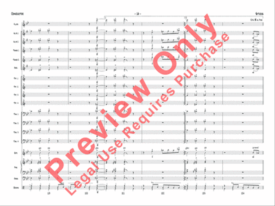 Sticks Jazz Ensemble scores gallery preview page 35