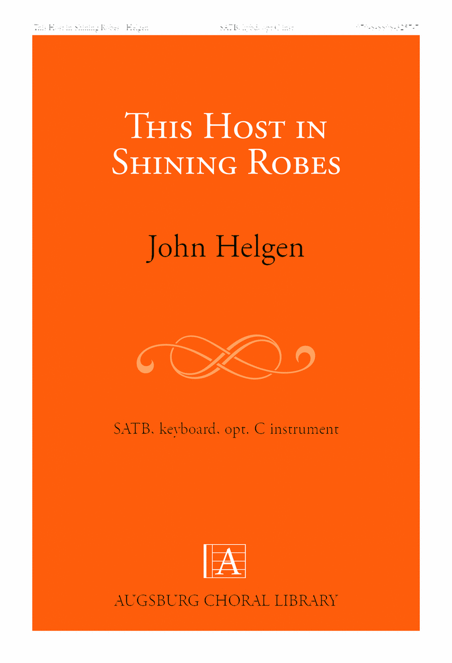 This Host in Shining Robes 4-Part scores gallery preview page 1