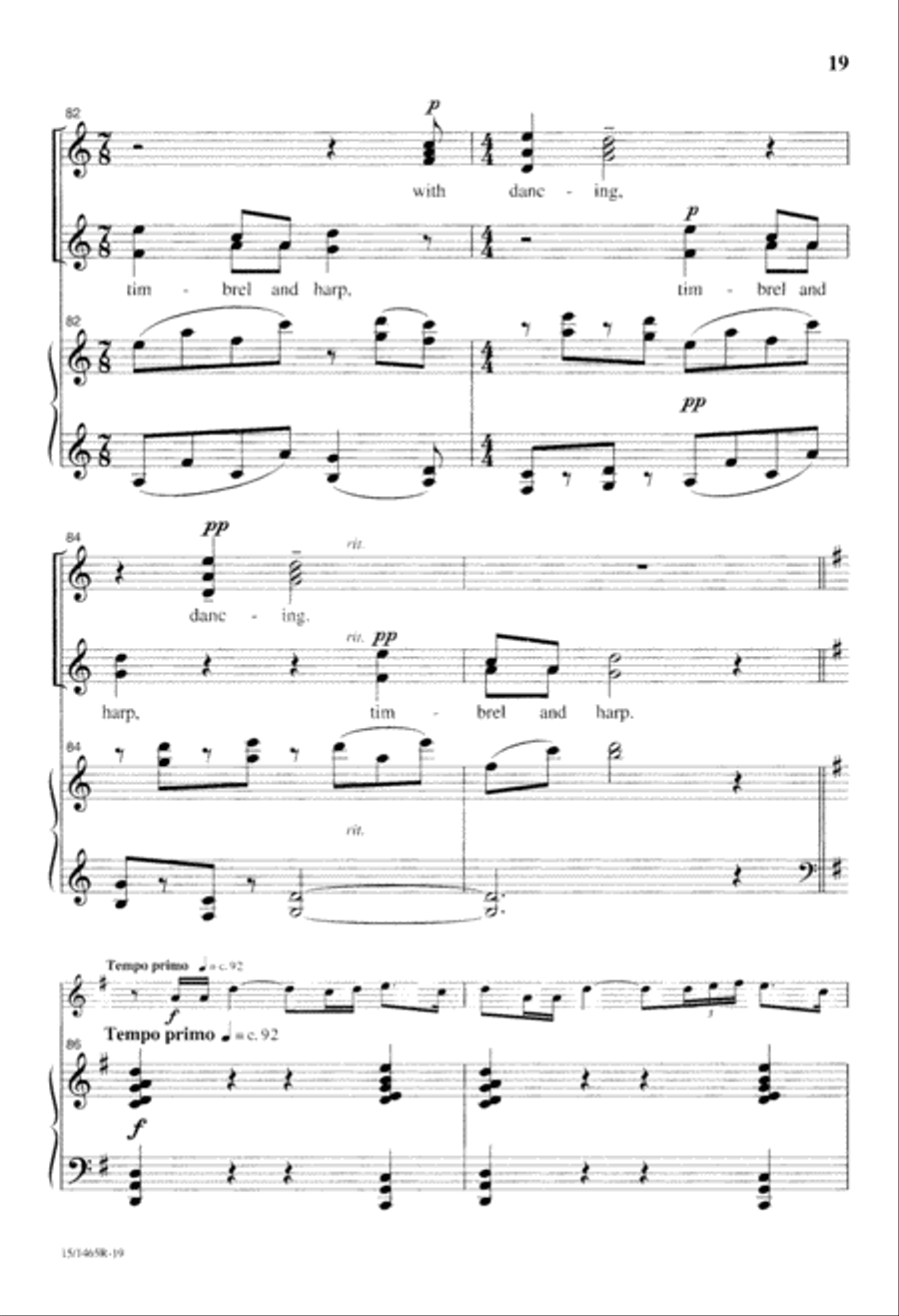 Cantate Domino SSAA scores gallery preview page 19