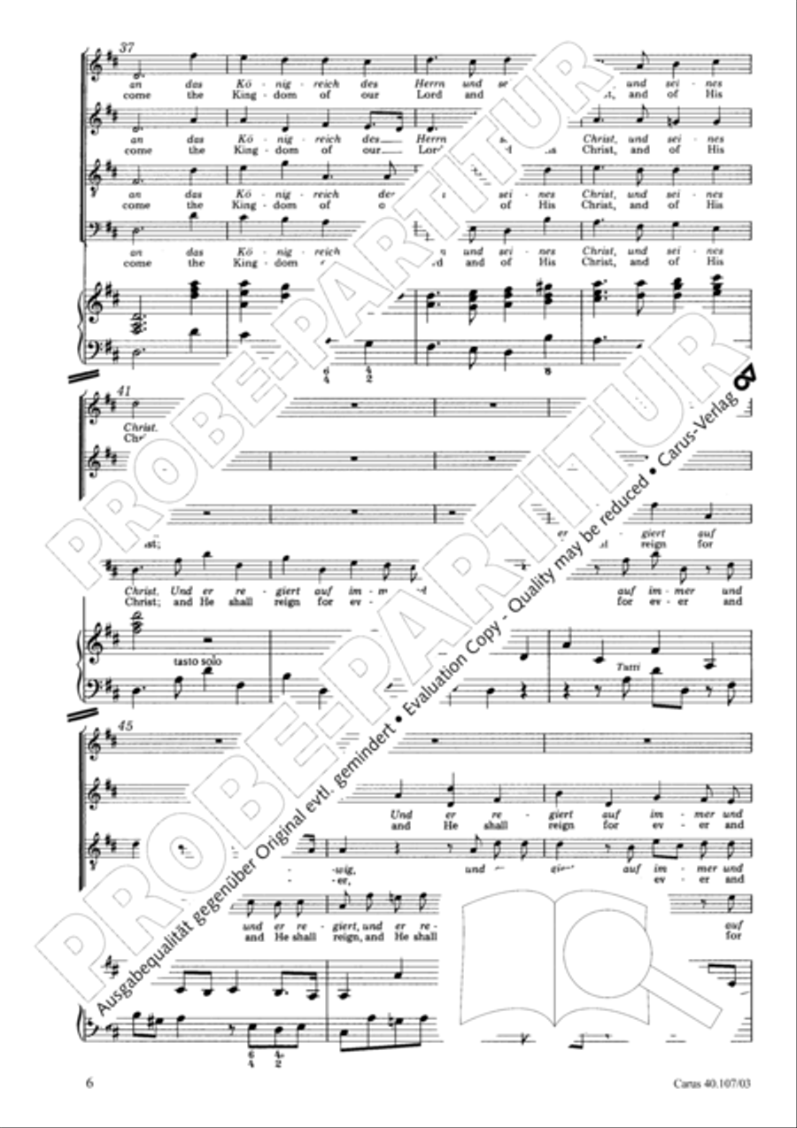 Halleluja (Jesus erschliesst uns die Schrift) 4-Part scores gallery preview page 7