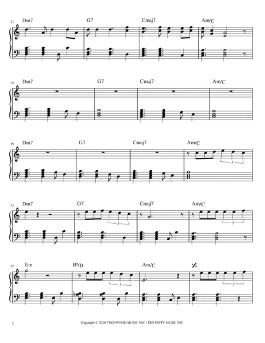 Peace And Love On The Planet Earth Easy Piano scores gallery preview page 2