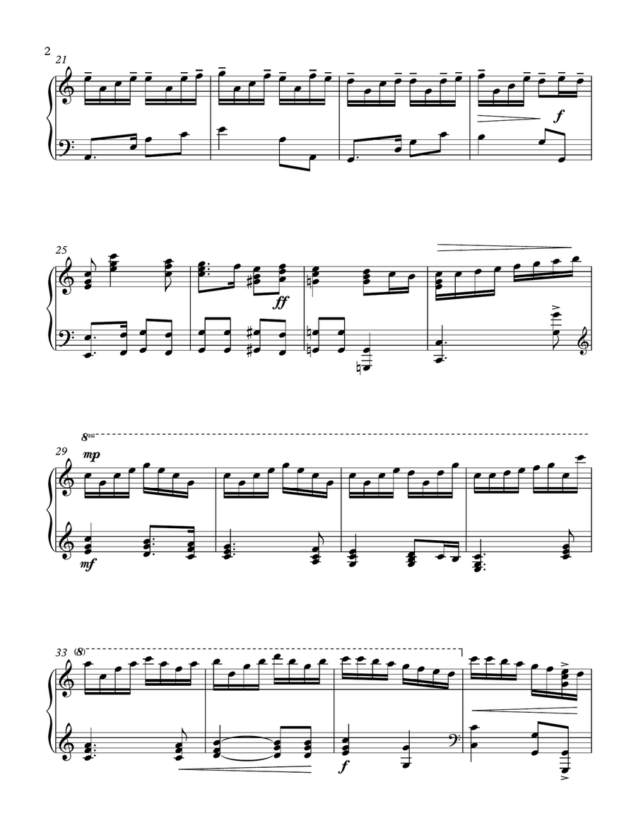 Joy to the World (Piano Solo) Piano Solo scores gallery preview page 2