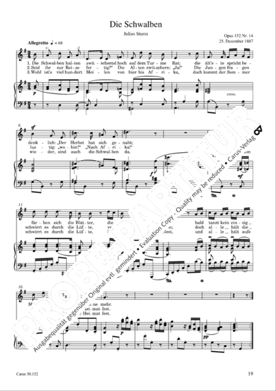 Liederbuch fur Kinder op. 152 Choir scores gallery preview page 20