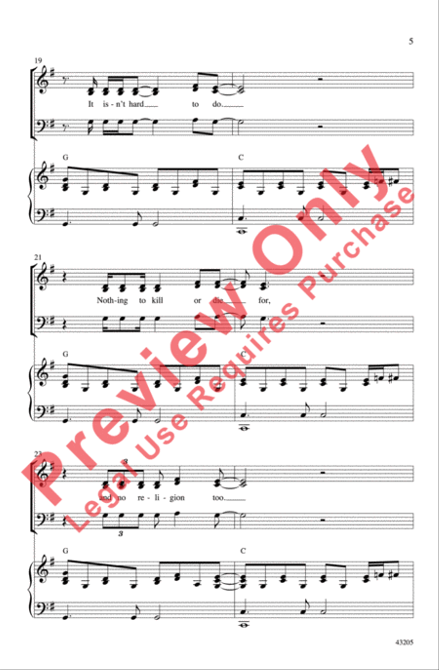 Imagine 3-Part scores gallery preview page 5
