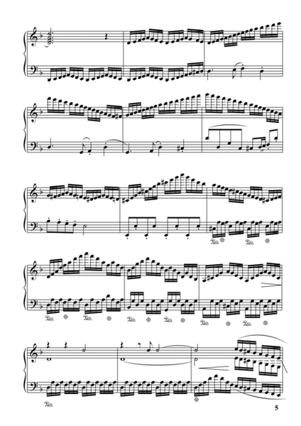 Sonata in D minor for piano (without structure) image number null