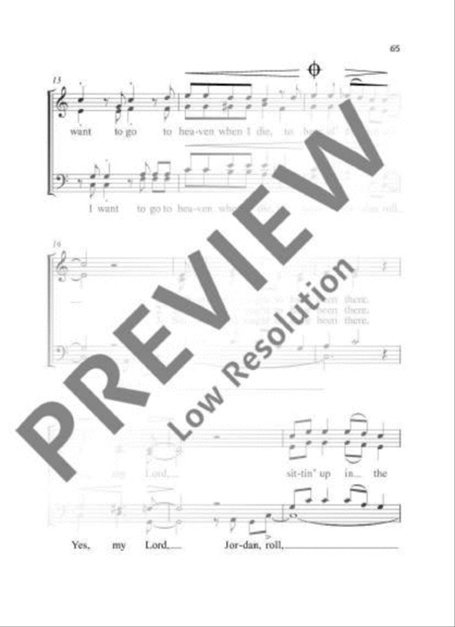 Roll, Jordan, Roll Roll, Jordan, Roll 4-Part scores gallery preview page 3