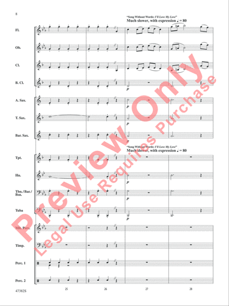 Gustav Holst Band Classics Concert Band scores gallery preview page 9