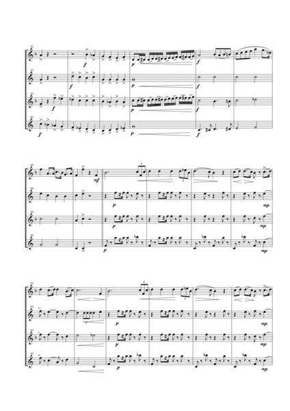 "Triumphal March" for Saxophone Quartet (SATB) image number null