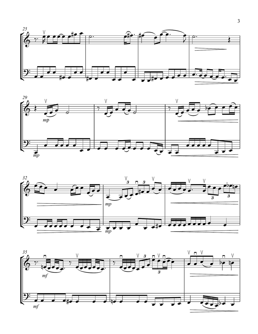 Something String Duet scores gallery preview page 3