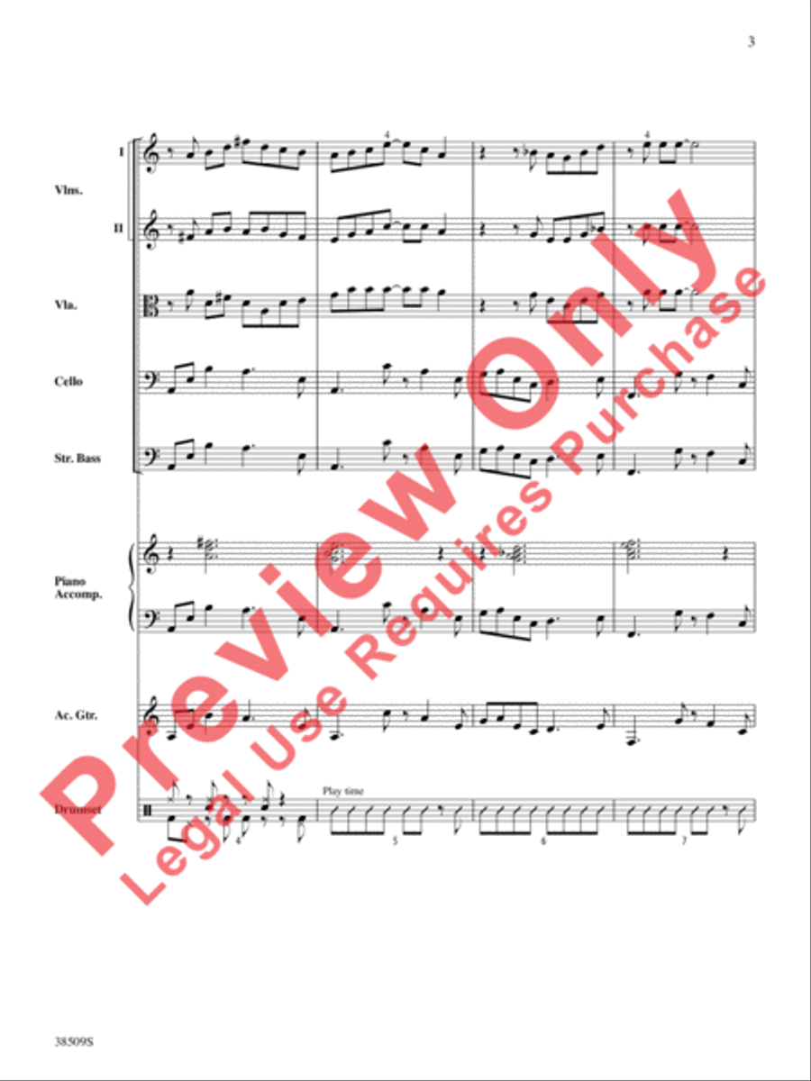 Recorda Me String Orchestra scores gallery preview page 4