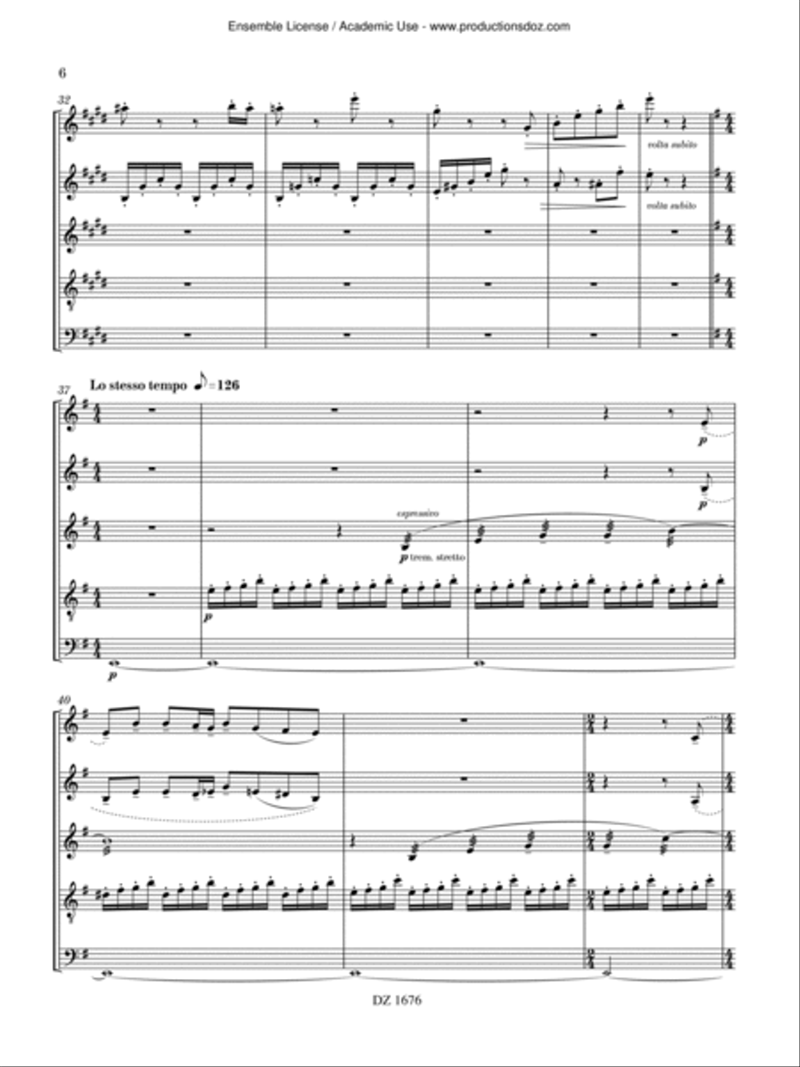 Serenata erotica Serenata erotica Orchestra scores gallery preview page 6