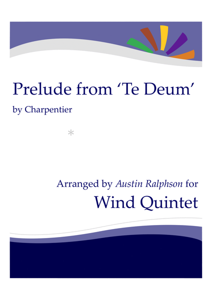 Prelude (Rondeau) from Te Deum - wind quintet image number null