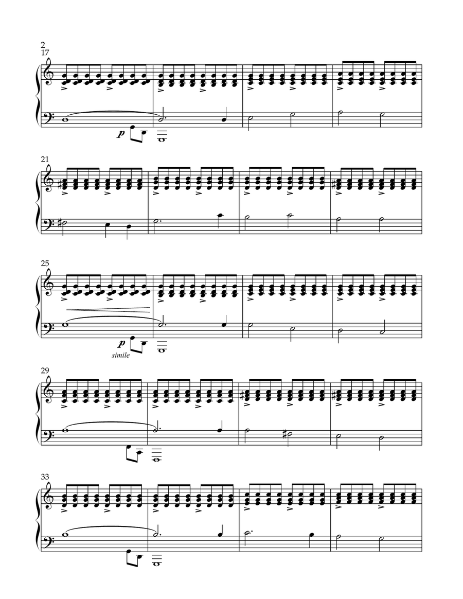 Crown Him With Many Crowns Piano Solo - Digital Sheet Music page 3