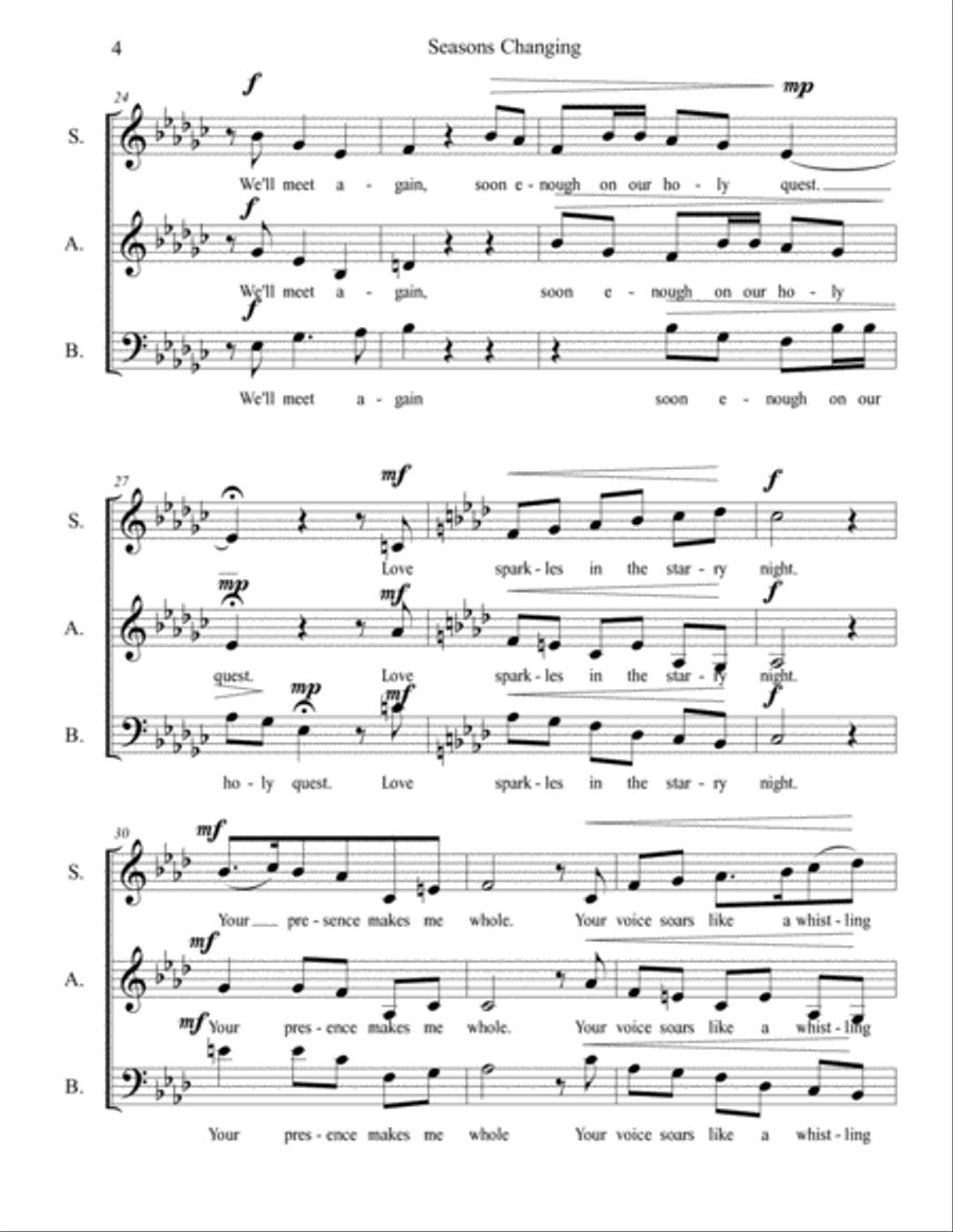 Seasons Changing 3-Part scores gallery preview page 4