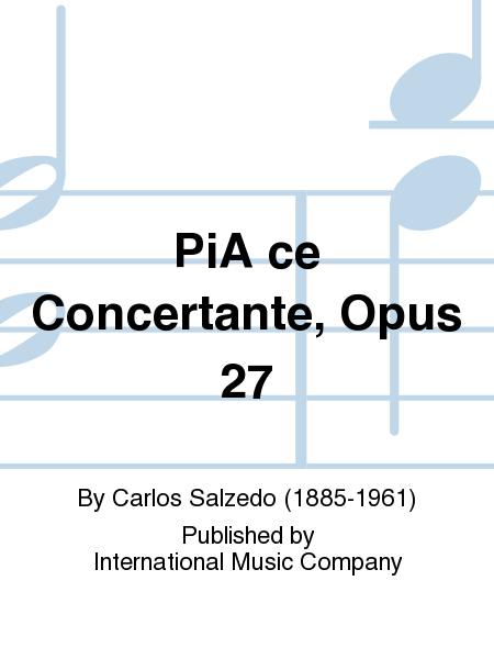 PiAce Concertante, Op. 27