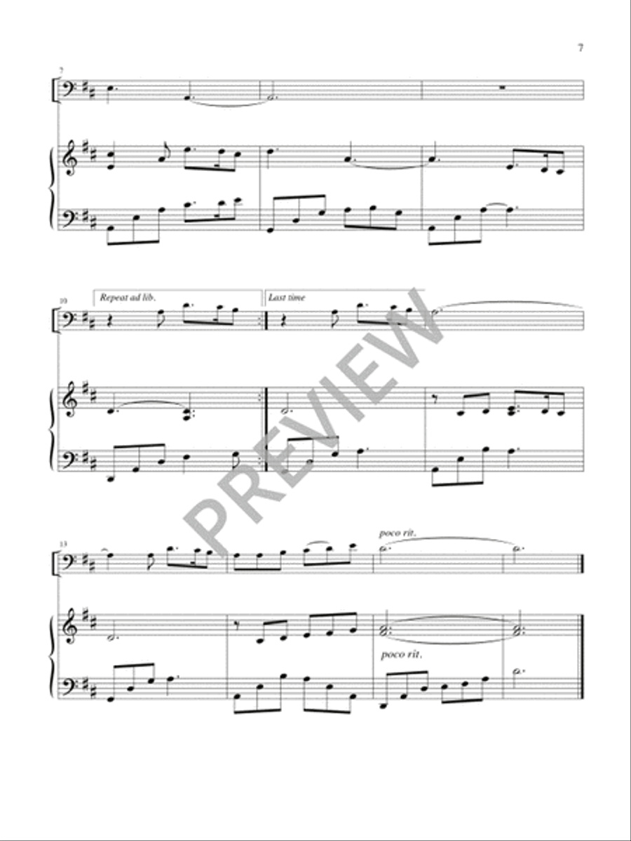 Miniatures for Solo Instrument and Piano Viola scores gallery preview page 9