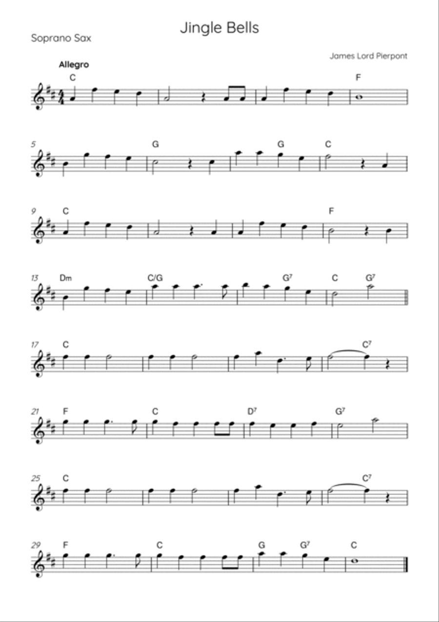 Jingle Bells Chamber Music scores gallery preview page 5
