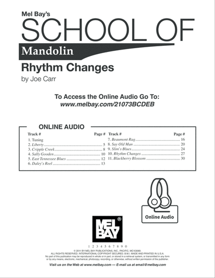 School of Mandolin: Rhythm Changes Mandolin scores gallery preview page 2