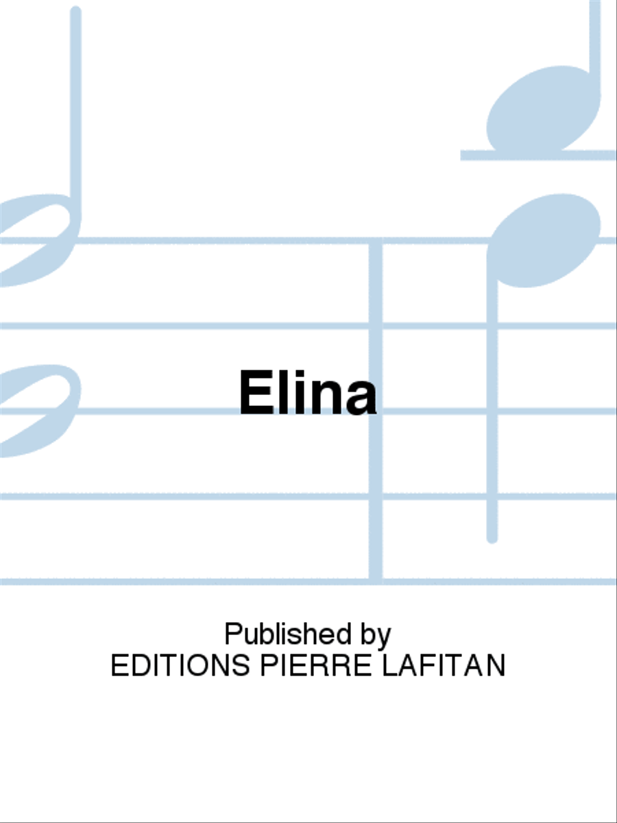 Elina Clarinet Solo scores gallery preview page 1