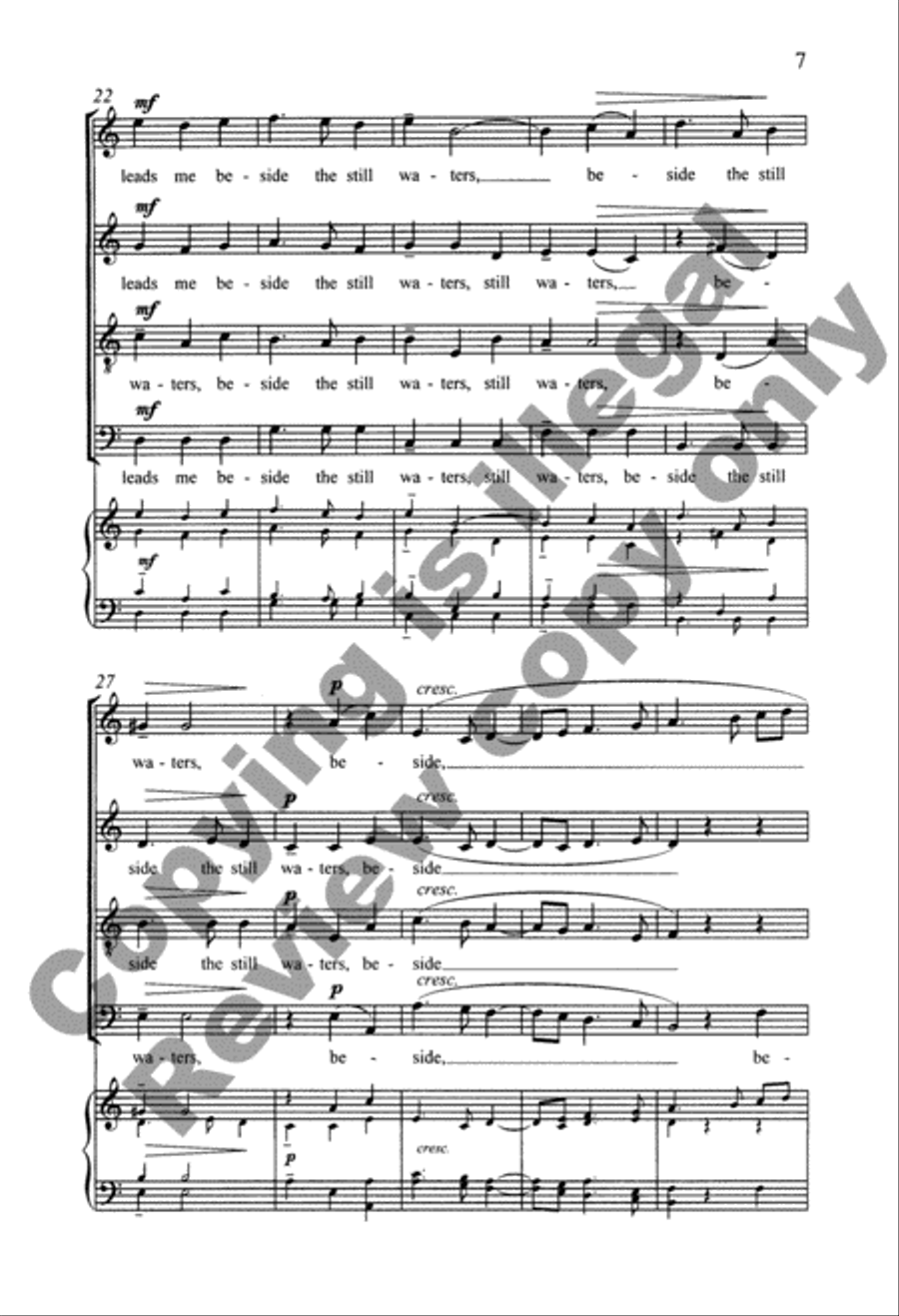 A Song Without Words Organ scores gallery preview page 7
