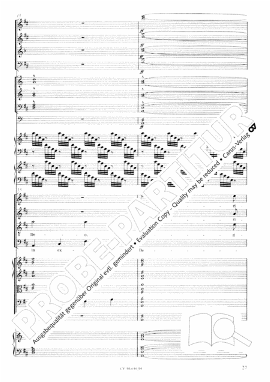 Mass in A Major (2 versions) STB scores gallery preview page 38