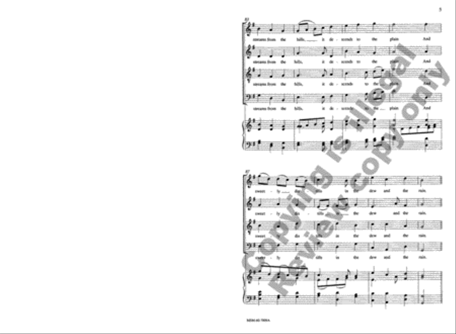 Oh, Worship the King (Choral Score) 4-Part scores gallery preview page 5