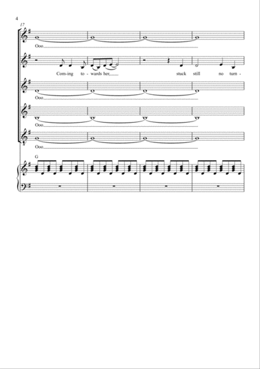 Dog Days Are Over 4-Part scores gallery preview page 4