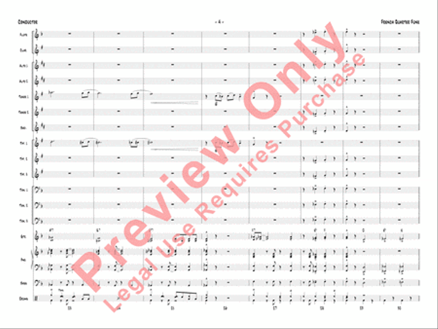 French Quarter Funk French Quarter Funk Jazz Ensemble scores gallery preview page 7