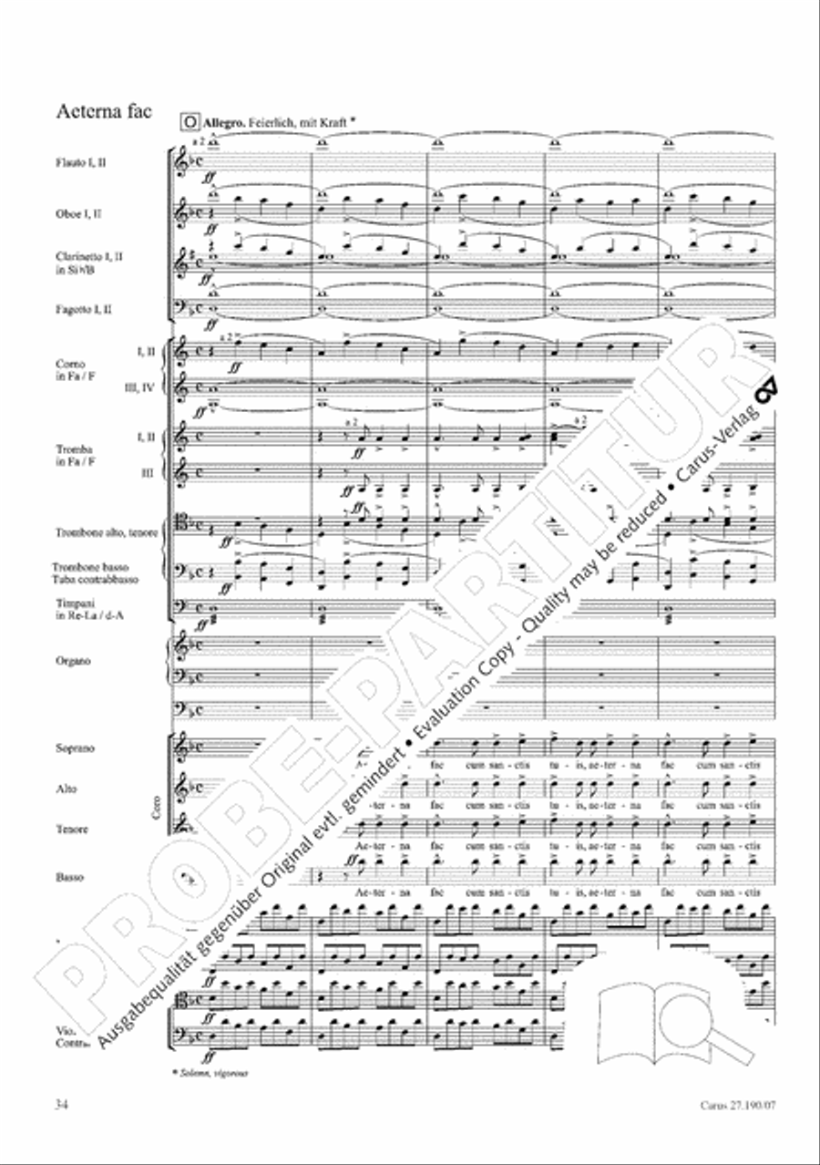 Te Deum Te Deum 4-Part scores gallery preview page 42