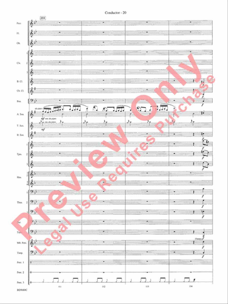 Ireland: Of Legend and Lore Concert Band scores gallery preview page 25