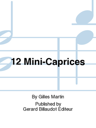 Book cover for 12 Mini-Caprices