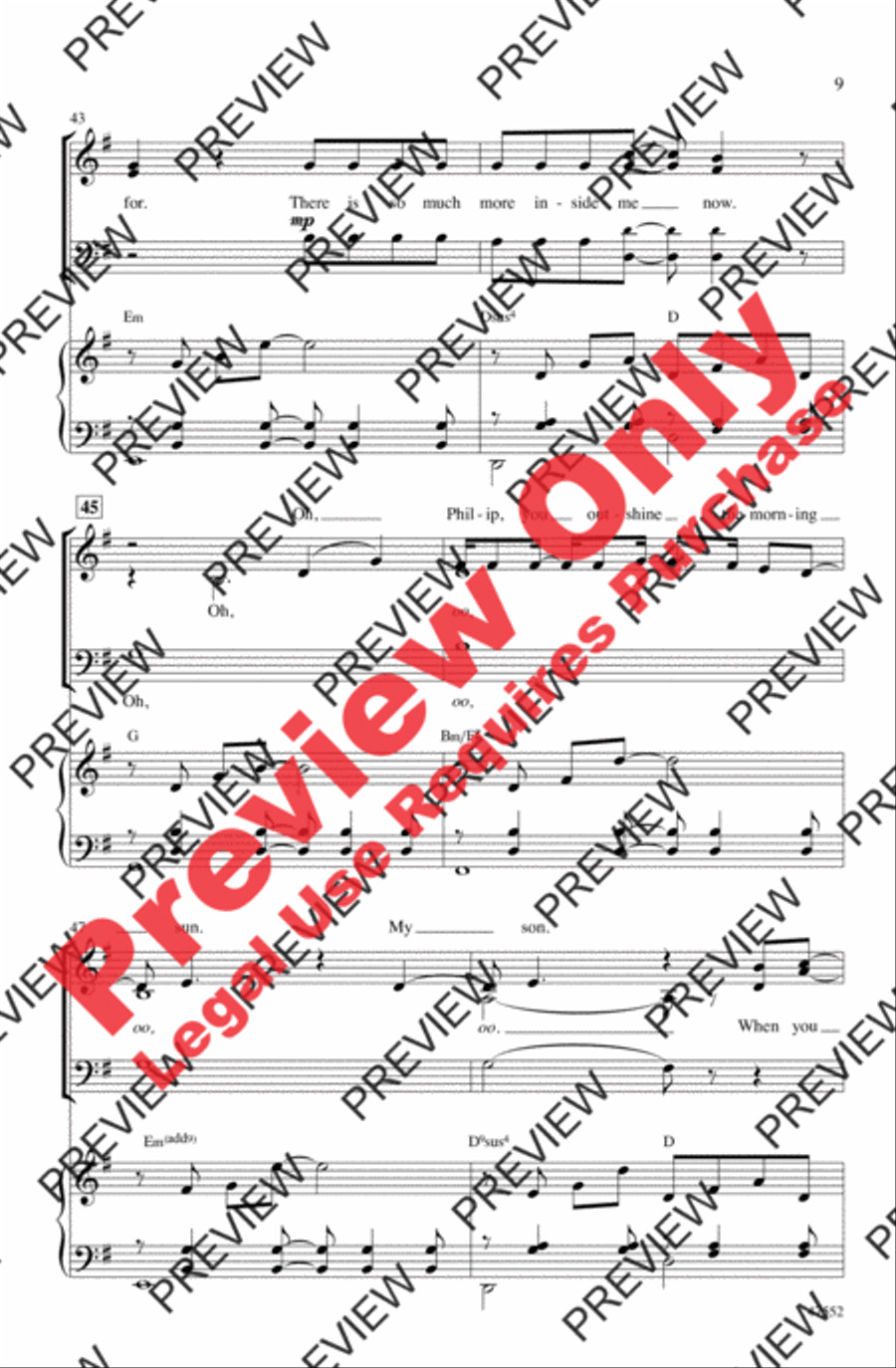 Dear Theodosia 3-Part scores gallery preview page 8