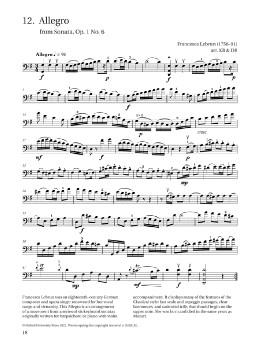 Solo Time for Cello Book 2 String Methods scores gallery preview page 7