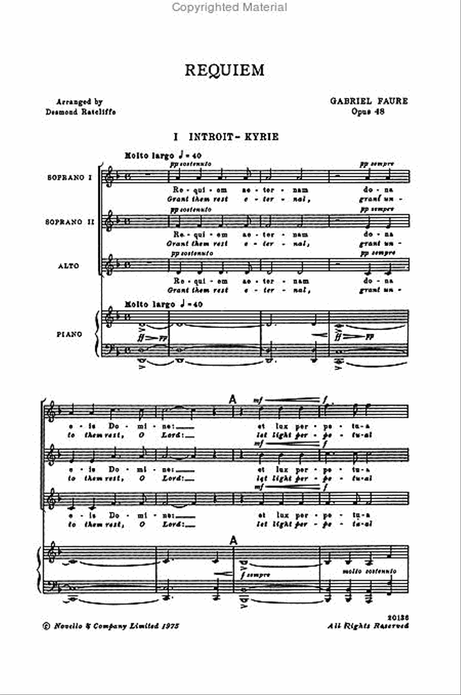 Requiem Requiem SSA scores gallery preview page 2