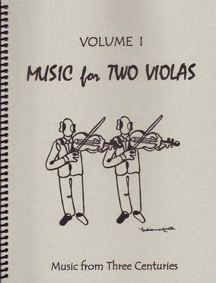Book cover for Music for Two Violas, Volume 1