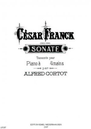 Book cover for Sonate [La majeur]