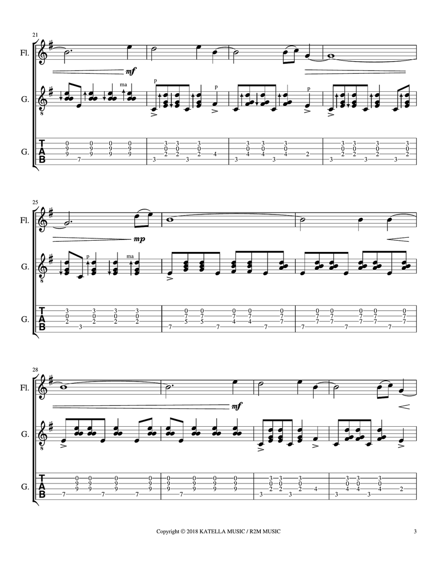 Wishing Well Wishing Well Flute scores gallery preview page 3