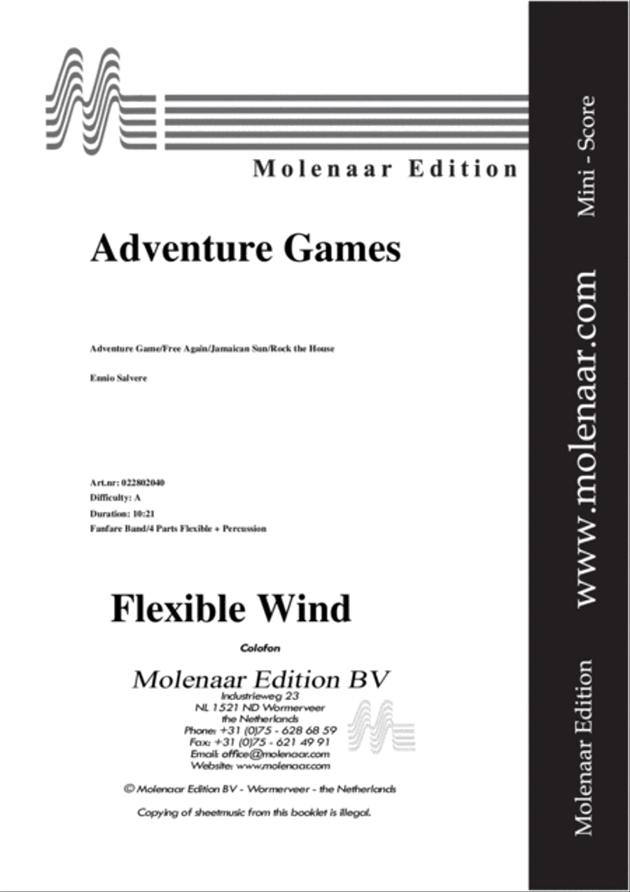 Adventure Games Fanfare Band scores gallery preview page 2