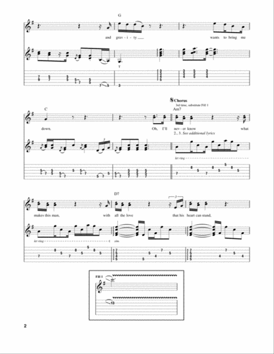 Gravity Gravity Electric Guitar scores gallery preview page 2