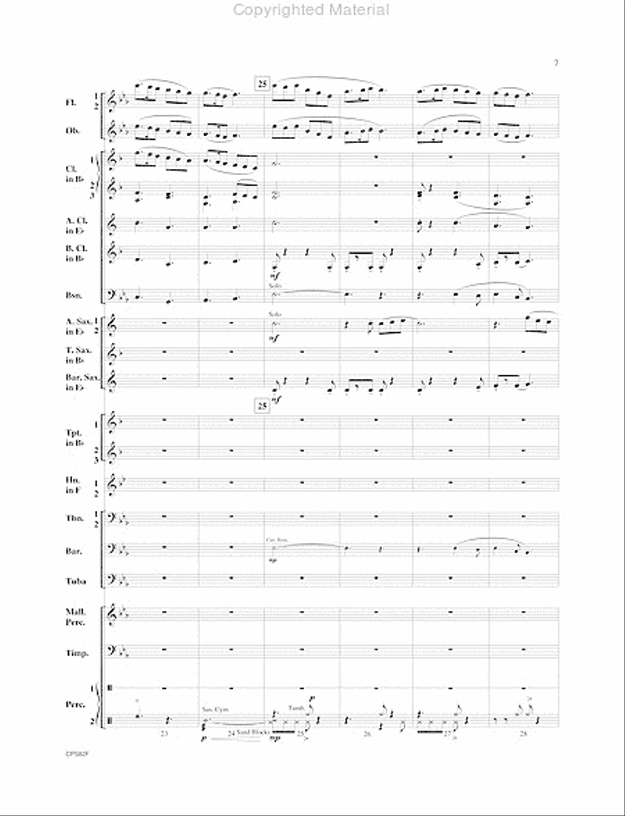Highland Celebration Concert Band scores gallery preview page 8