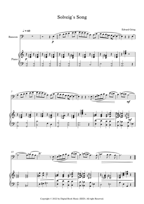 Solveig`s Song - Edvard Grieg (Bassoon + Piano)